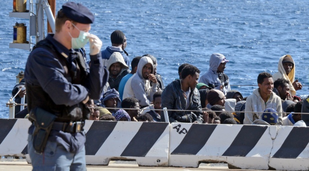 Migrantes-Libia